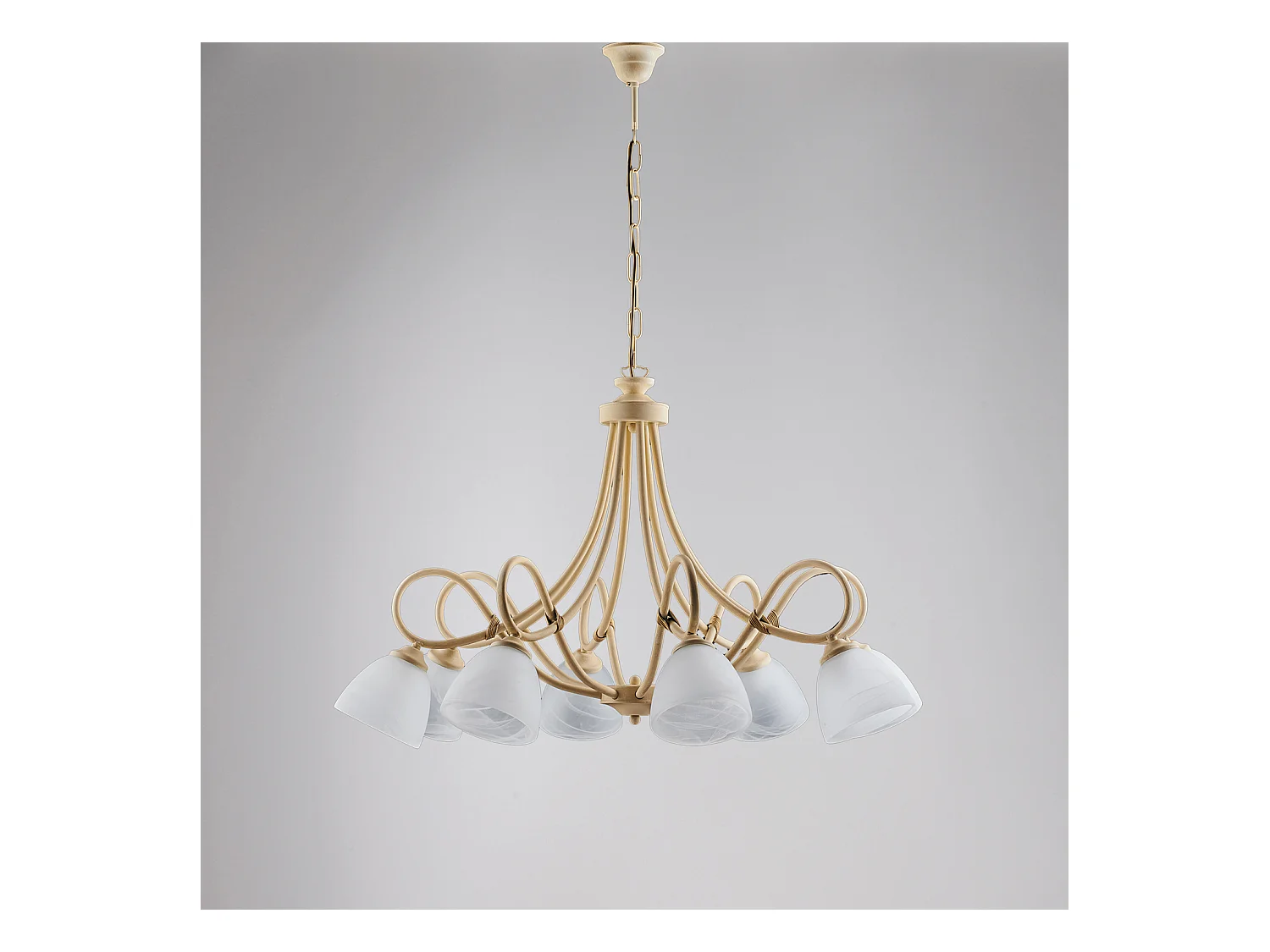 Anna Plafonnier circulaire en métal et aluminium laqué blanc avec LED intégrée H.7 d.50 BL249-P50