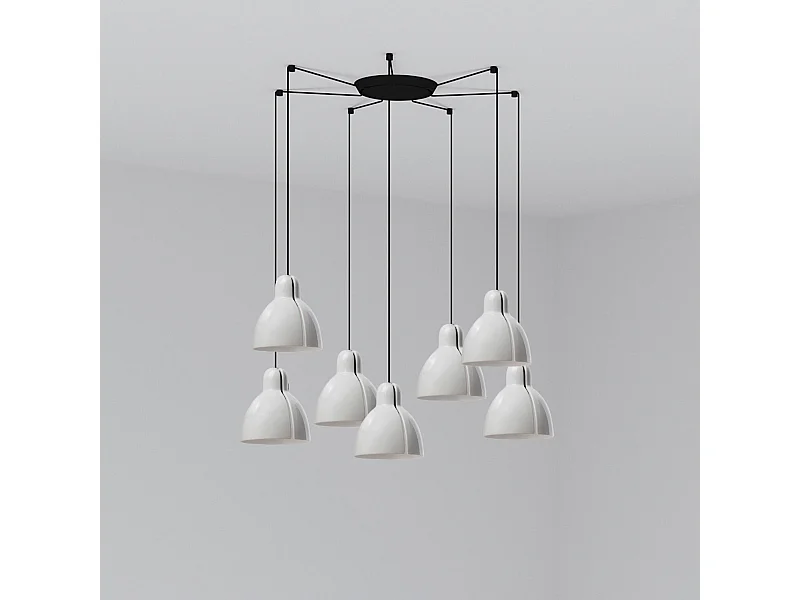 Suspension VENICE 7L blanche