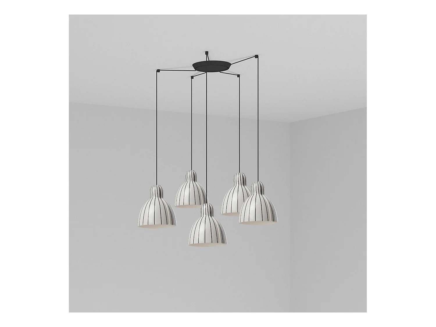 VENICE 200 5L lampada a sospensione stripes