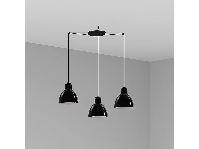VENICE 200 3L zwarte hanglamp
