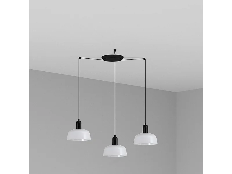 TATAWIN S 3L Lampada sospensione bianca