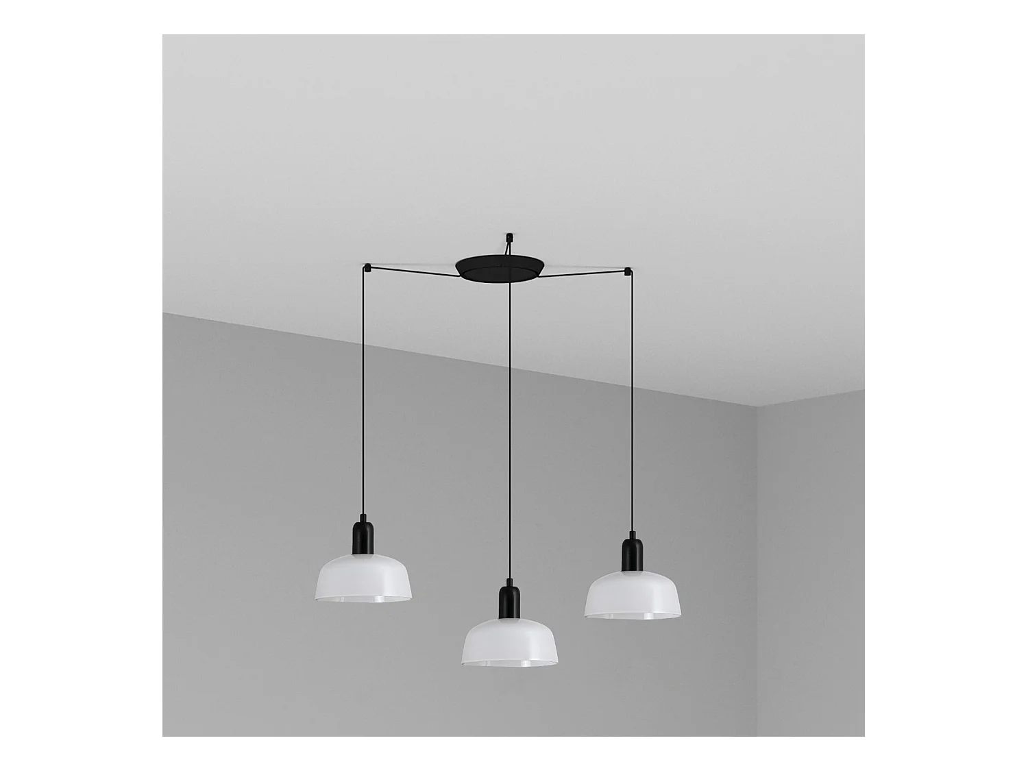 TATAWIN S 3L Weiße Hängeleuchte