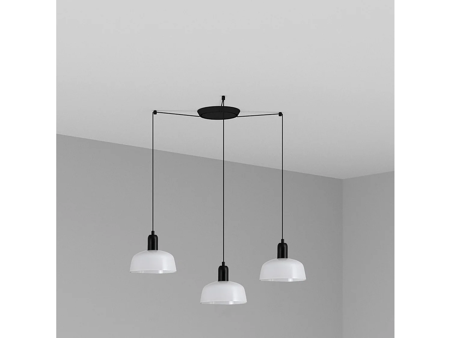 TATAWIN S 3L Weiße Hängeleuchte