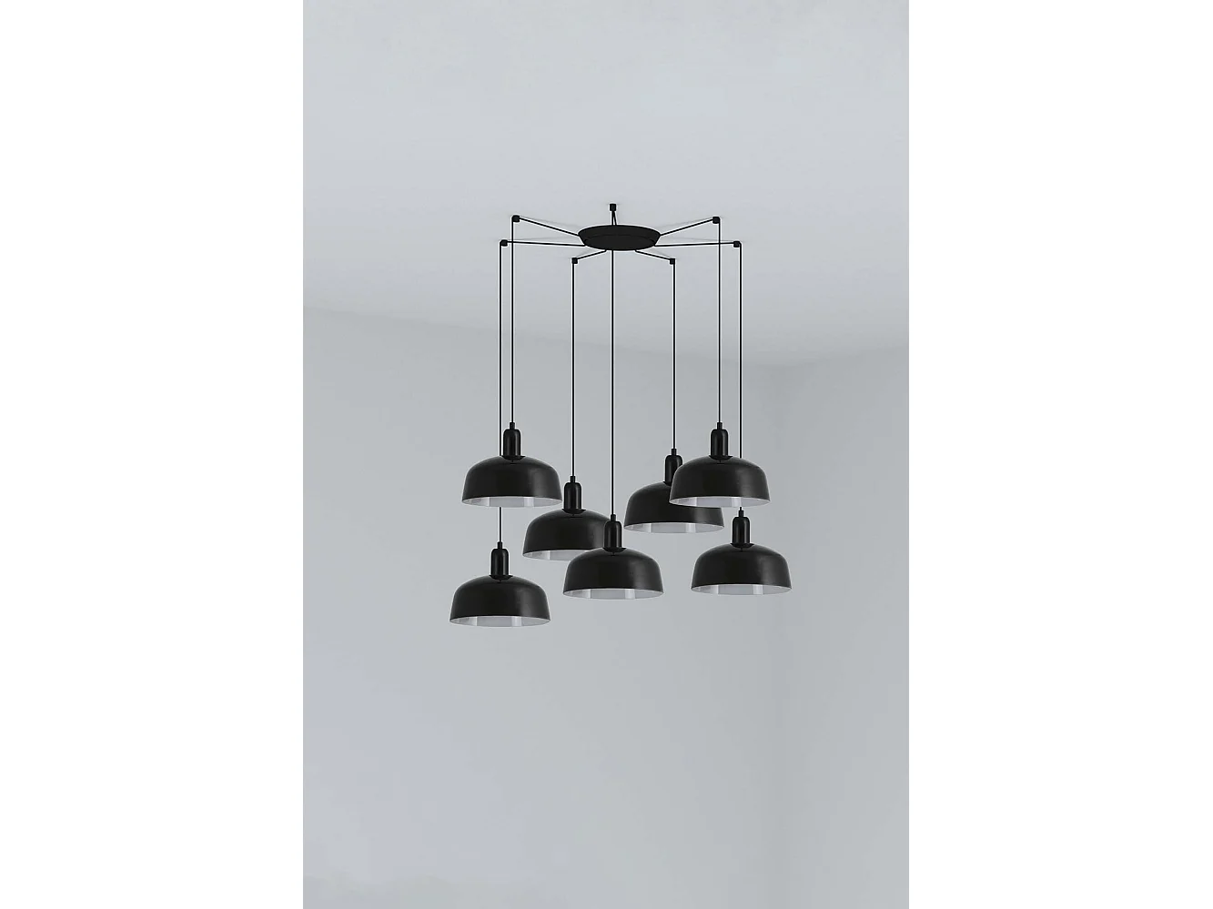 TATAWIN M 7L Lampada sospensione nera