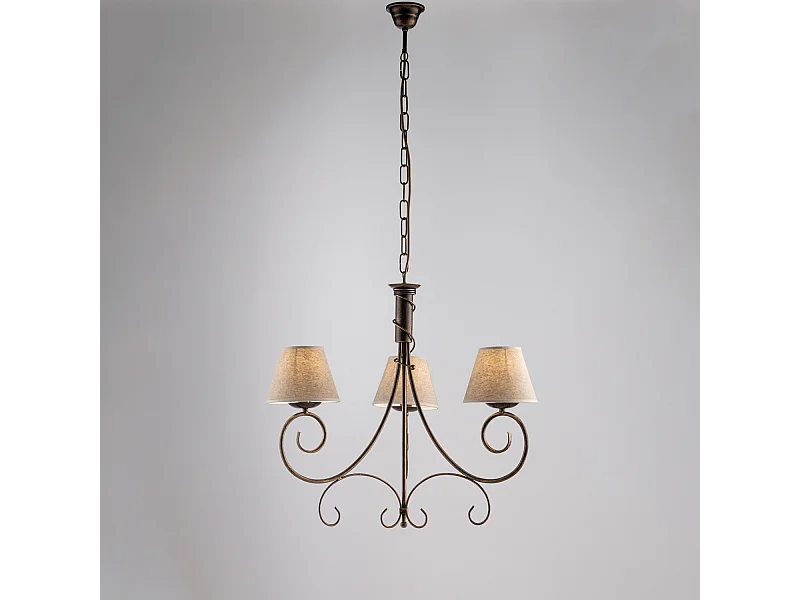 Sarah – Deckenleuchte aus weißem Metall und Acryl mit integrierter LED in zwei Farbtemperaturen H.5 – Ø50 – BL282-PBC