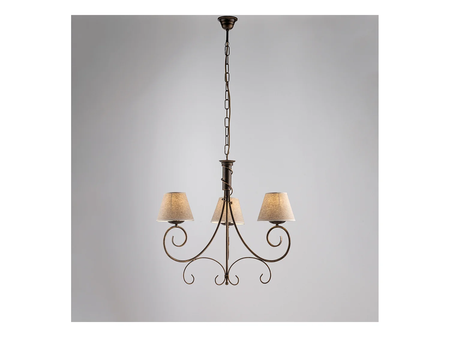 Sarah Plafonnier blanc en métal et acrylique avec LED intégrée en deux températures de couleur H.5 d.50 BL282-PBC