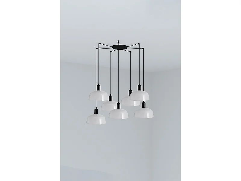TATAWIN M 7L Lampe à suspension blanche