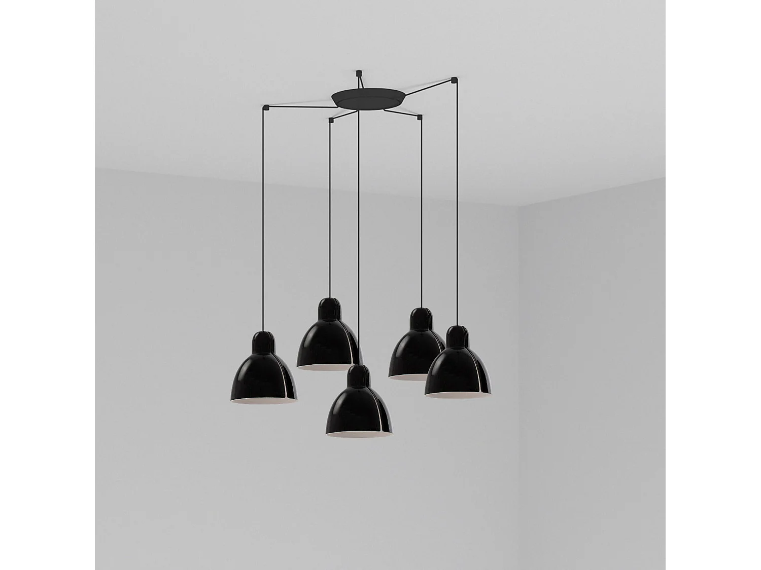 Suspension VENICE 5L Noire