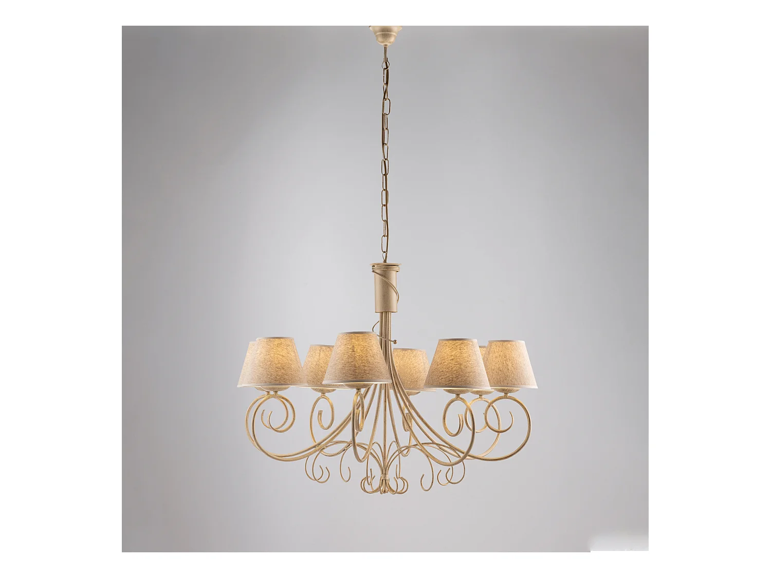 Sasha – Deckenleuchte aus weißem Metall und Acryl mit integrierter LED in zwei Farbtemperaturen H.5 – Ø52 – BL283-PBC