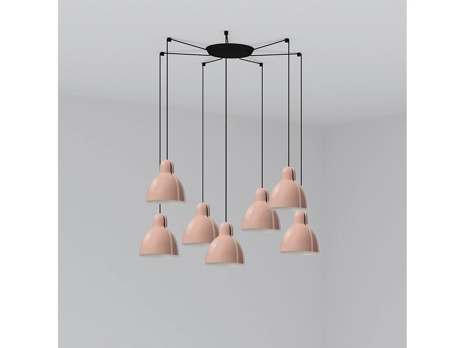 Suspension VENICE 7L Rose