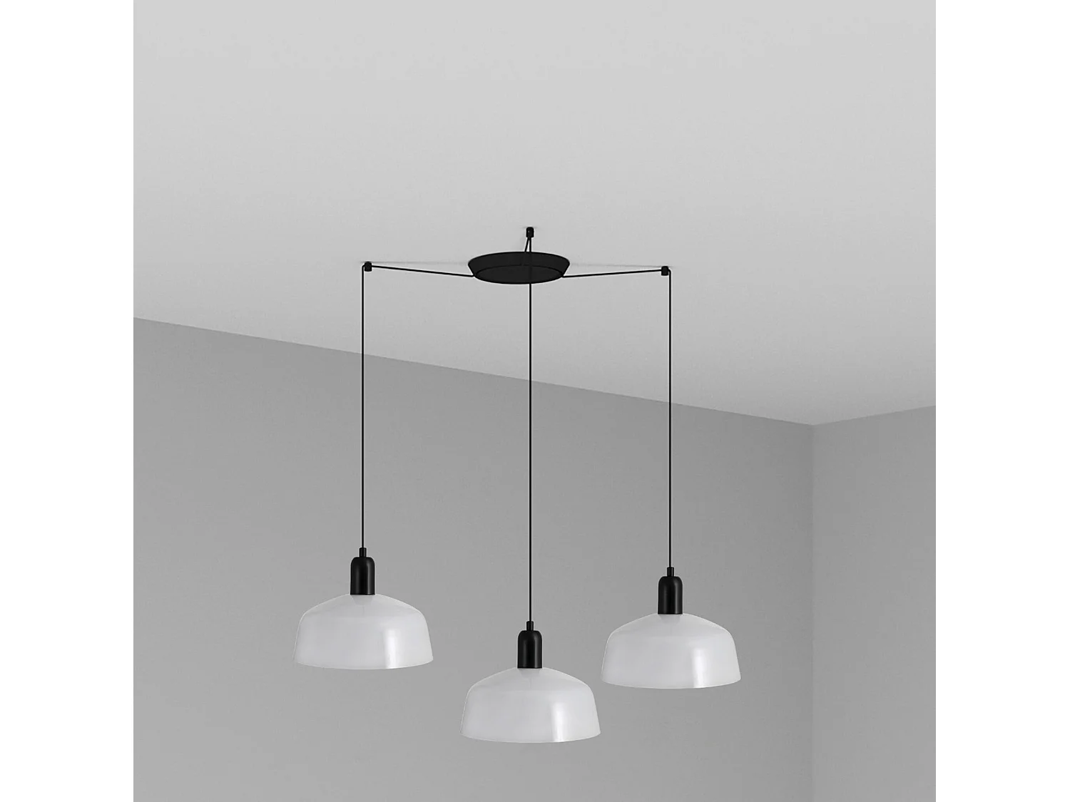 TATAWIN M 3L Lampe à suspension blanche