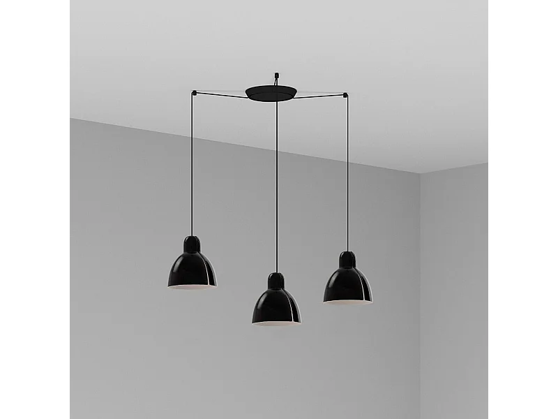 Suspension VENICE 3L noire