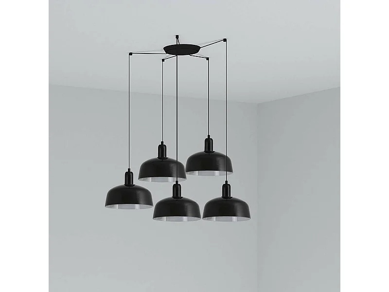 TATAWIN M 5L Schwarze Hängeleuchte