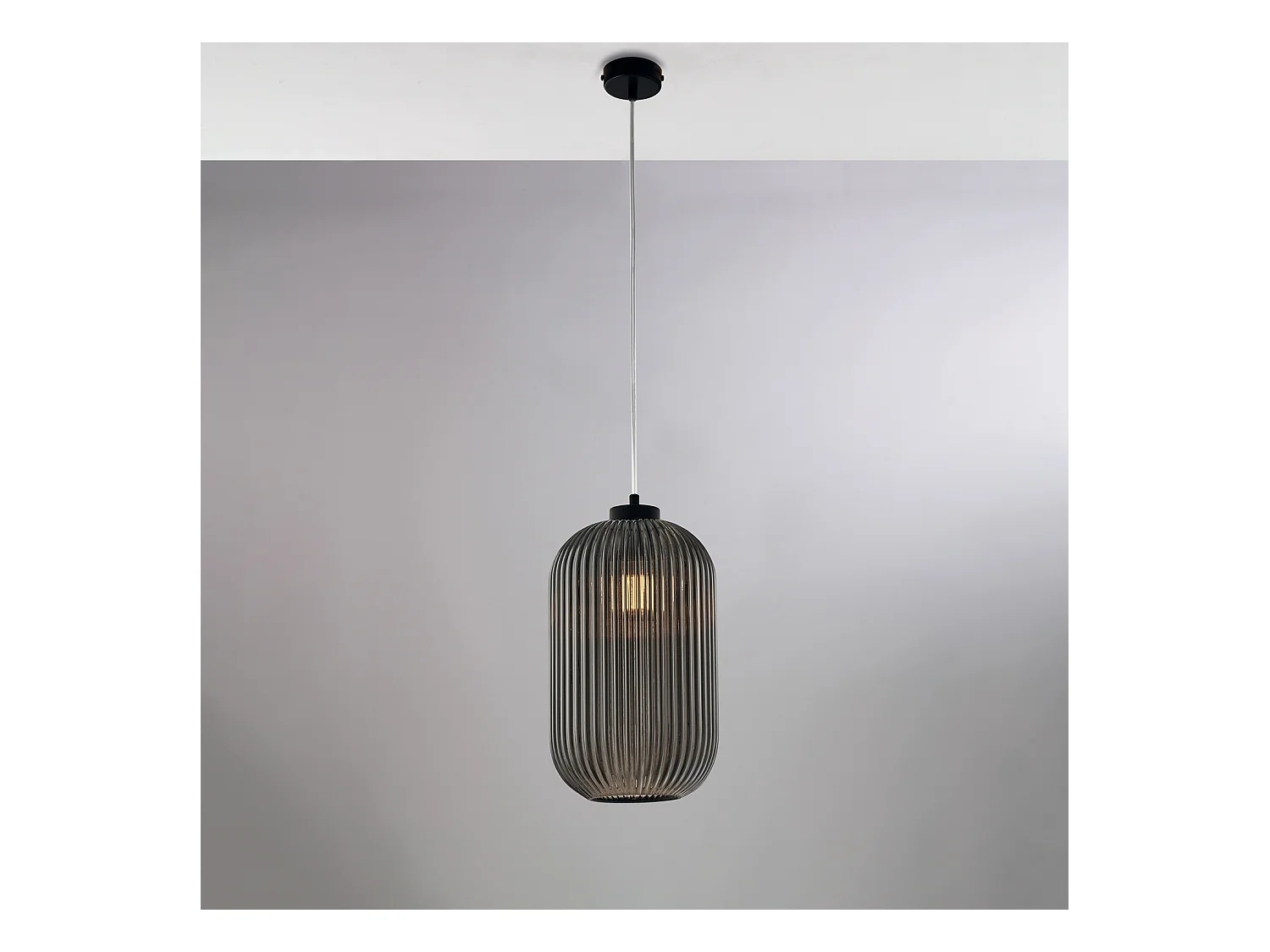 Malena Plafonnier en métal et aluminium chromé poli avec LED intégrée H.12 d.40 BL247-PCR