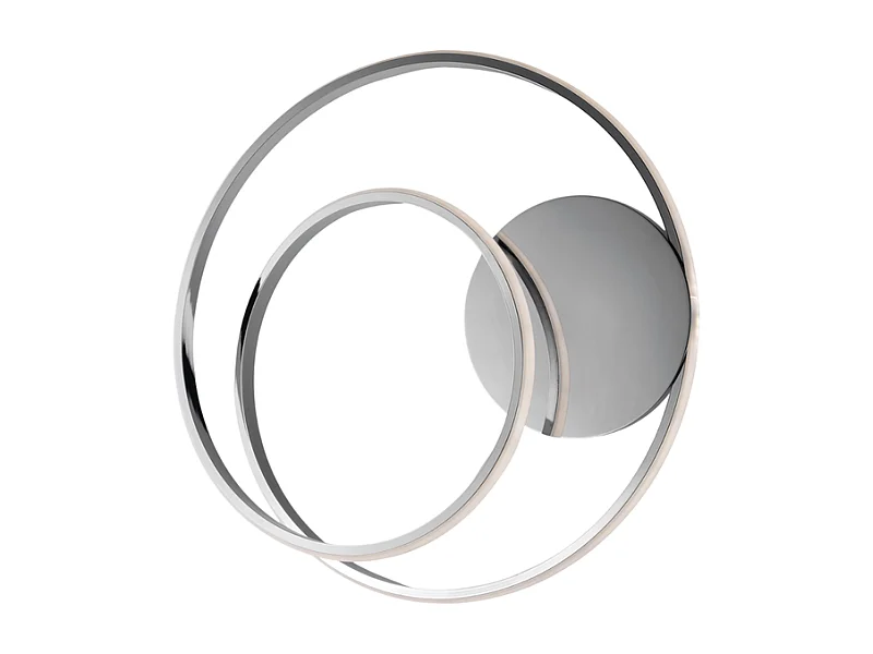 Malena Plafonnier en métal et aluminium chromé poli avec LED intégrée H.12 d.40 BL247-PCR