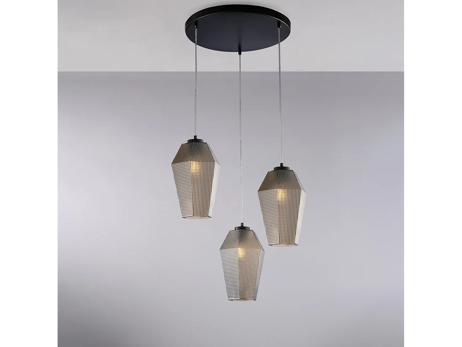 Mikado Plafonnier à lumières orientables en métal et aluminium laqué blanc avec 5 LED intégrées MAX 85 BL276-PL9-BC