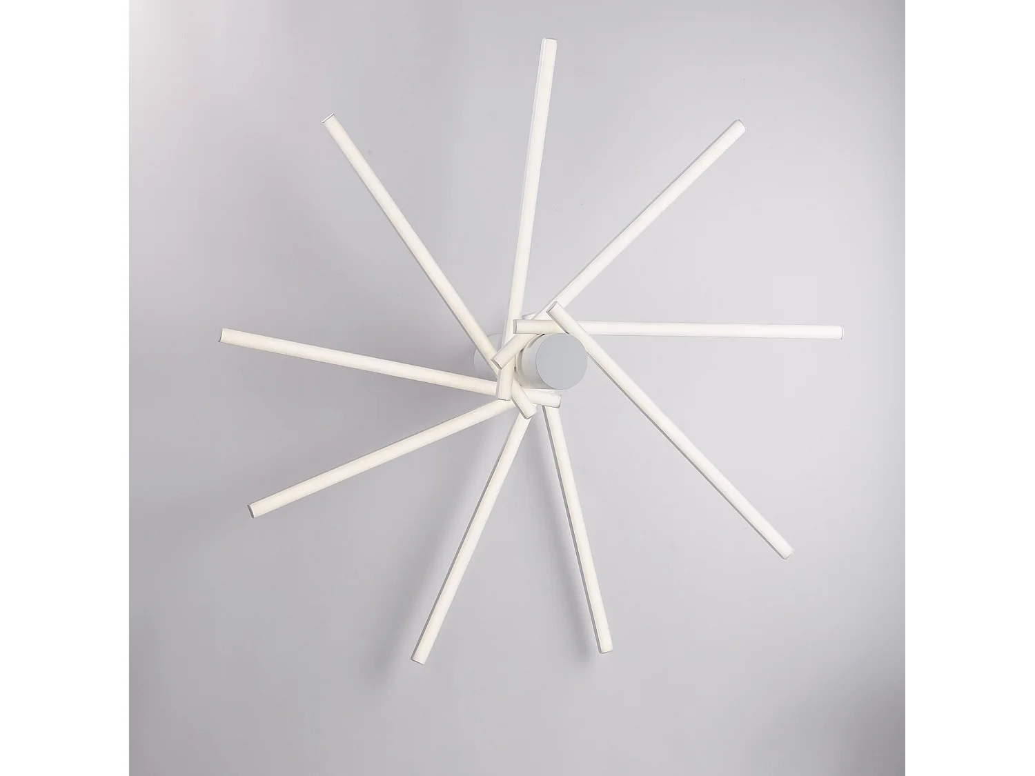 Mikado Ceiling lamp with adjustable lights in metal and white lacquered aluminium with integrated LED 5 MAX 85 BL276-PL9-BC
