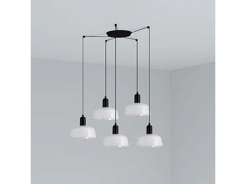 TATAWIN S 5L Lampada sospensione bianca