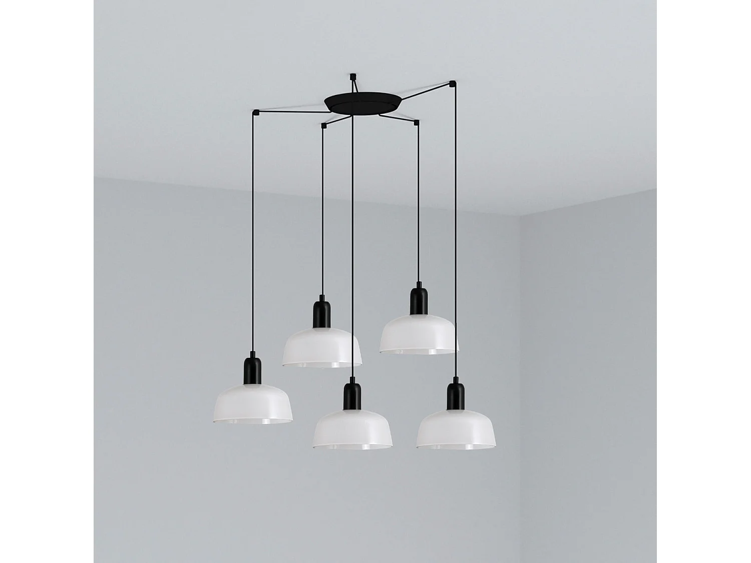 TATAWIN S 5L Weiße Hängeleuchte