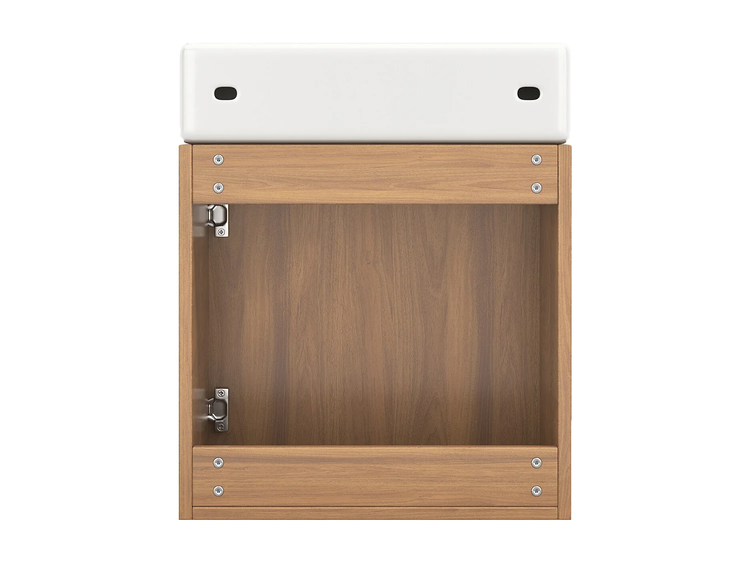 Meuble de salle de bain lavabo avec meuble sous-vasque suspendu, petit meuble de salle de bain d'invités