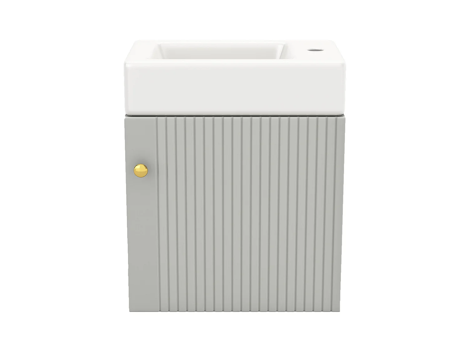 Mobile bagno con lavabo e mobiletto sospeso, piccolo mobile bagno per ospiti