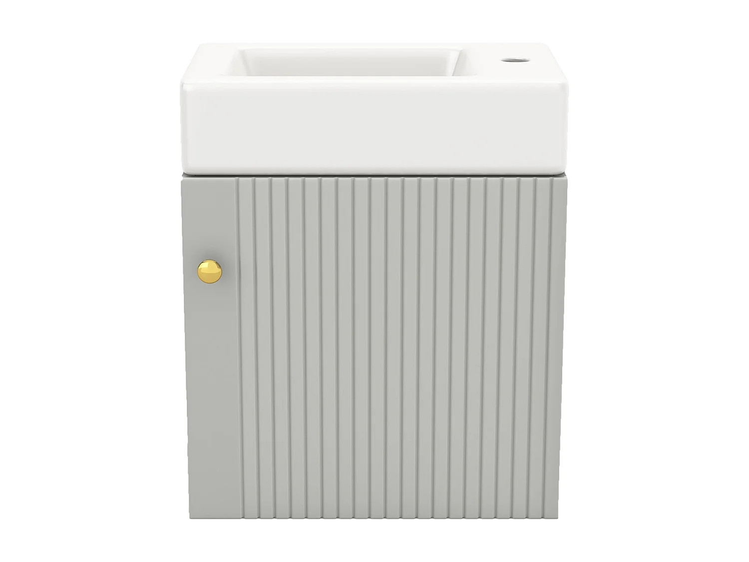 Badkamermeubel wastafel met badmeubel hangend, klein gastenbadkamermeubel