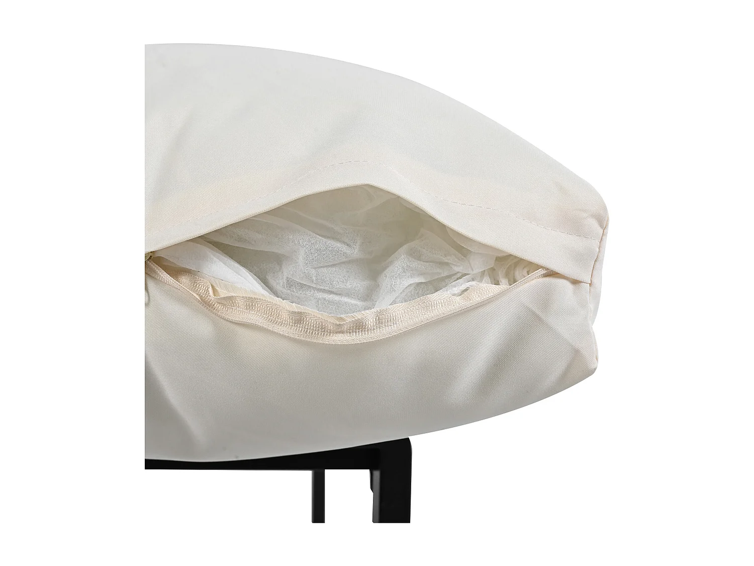 Gartensofa, Outdoor Loungesessel, Balkonmöbel Set, Wohnzimmermöbel, Beige