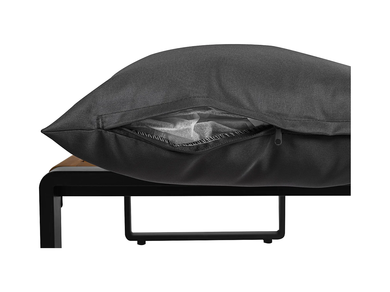 Gartensofa, Outdoor Loungesessel, Balkonmöbel Set, Wohnzimmermöbel, Grau