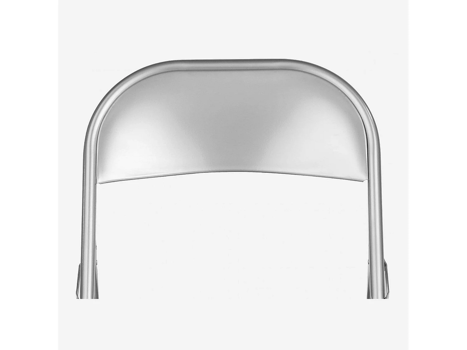 Habitat - Lot de 4 chaises pliantes en acier laqué - Gris métallisé - Macadam