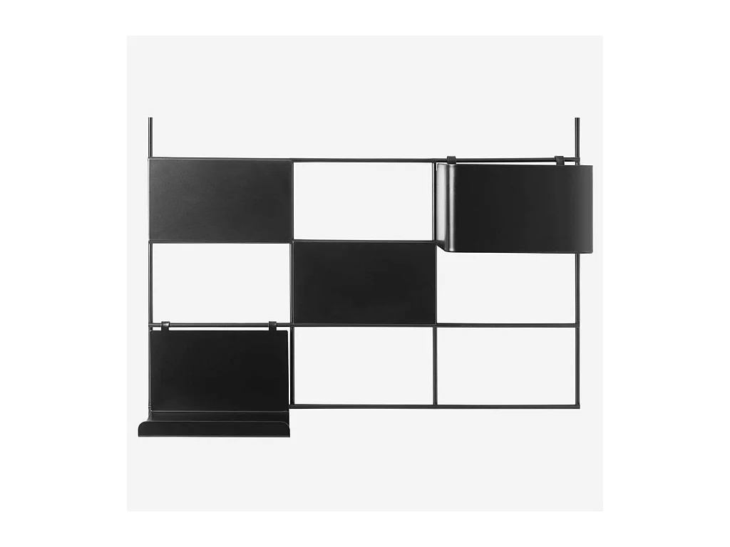 Habitat - Tableau magnétique en métal - Noir - Acacia