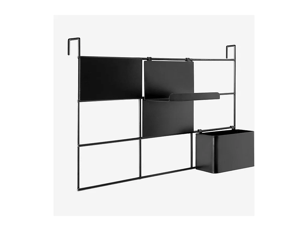 Habitat - Tableau magnétique en métal - Noir - Acacia