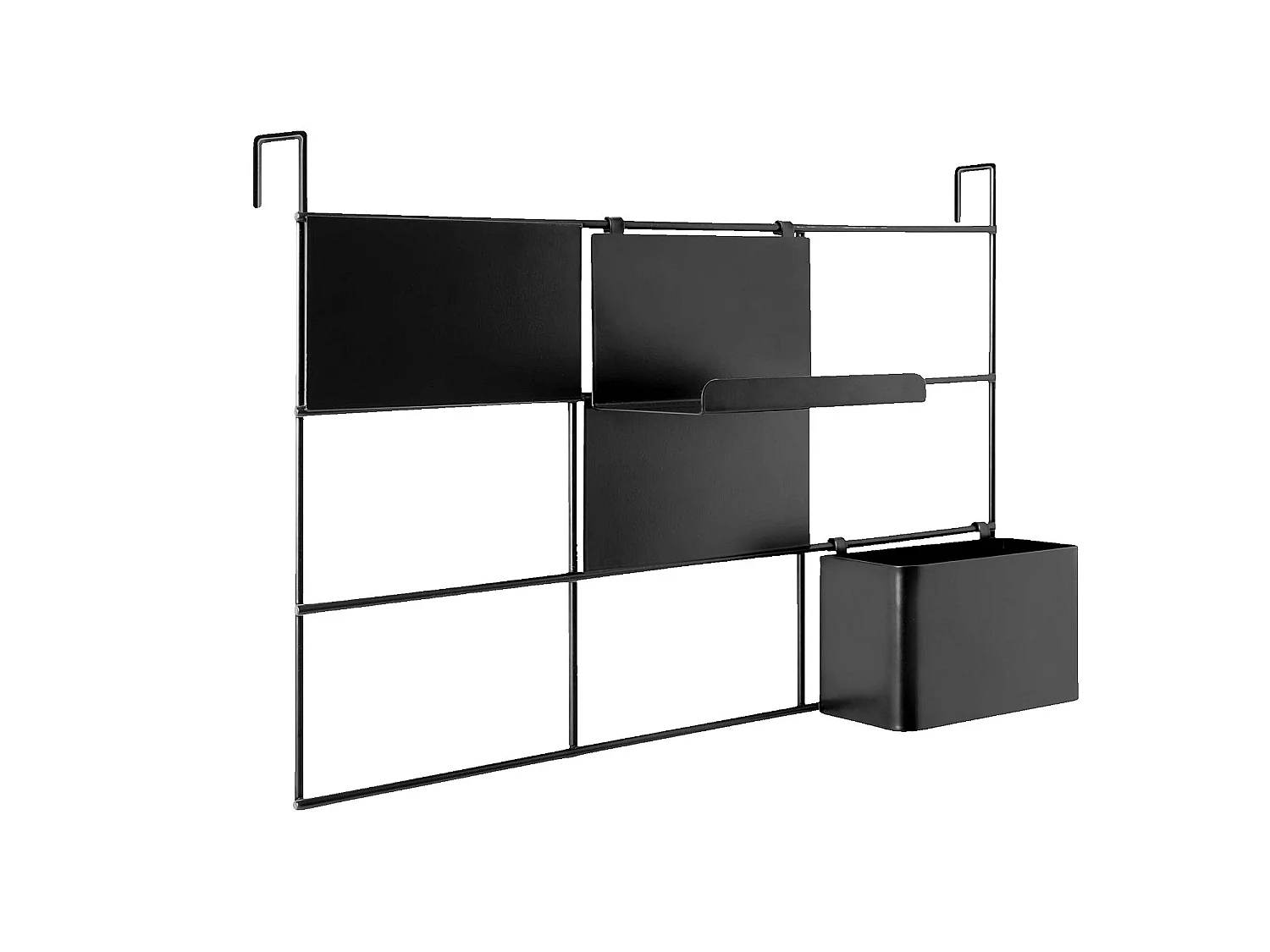 Habitat - Tableau magnétique en métal - Noir - Acacia
