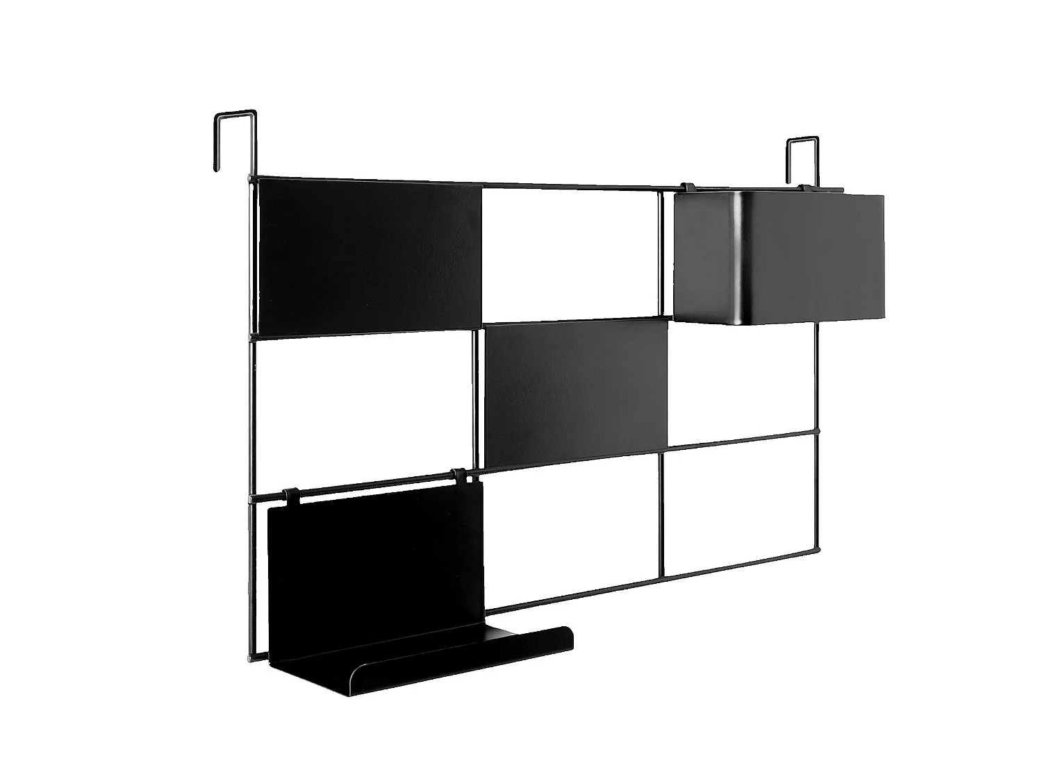 Habitat - Tableau magnétique en métal - Noir - Acacia