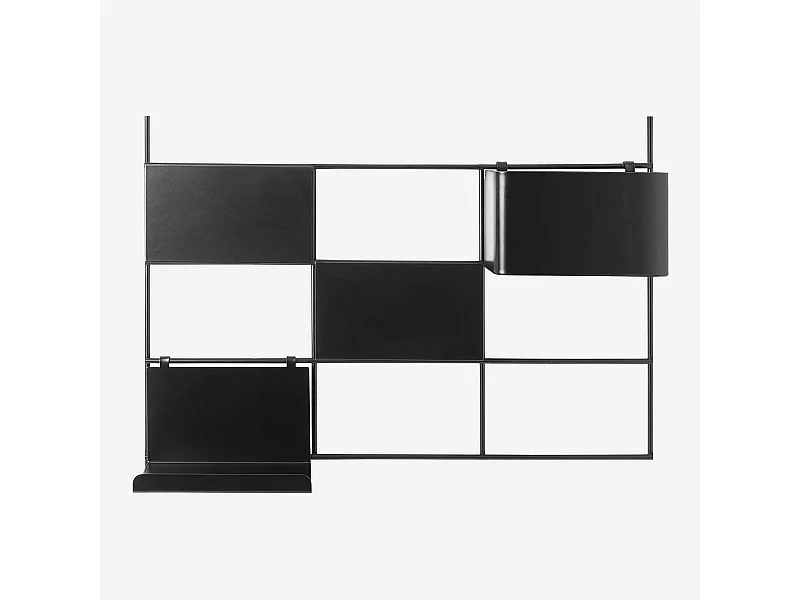 Habitat - Tableau magnétique en métal - Noir - Acacia