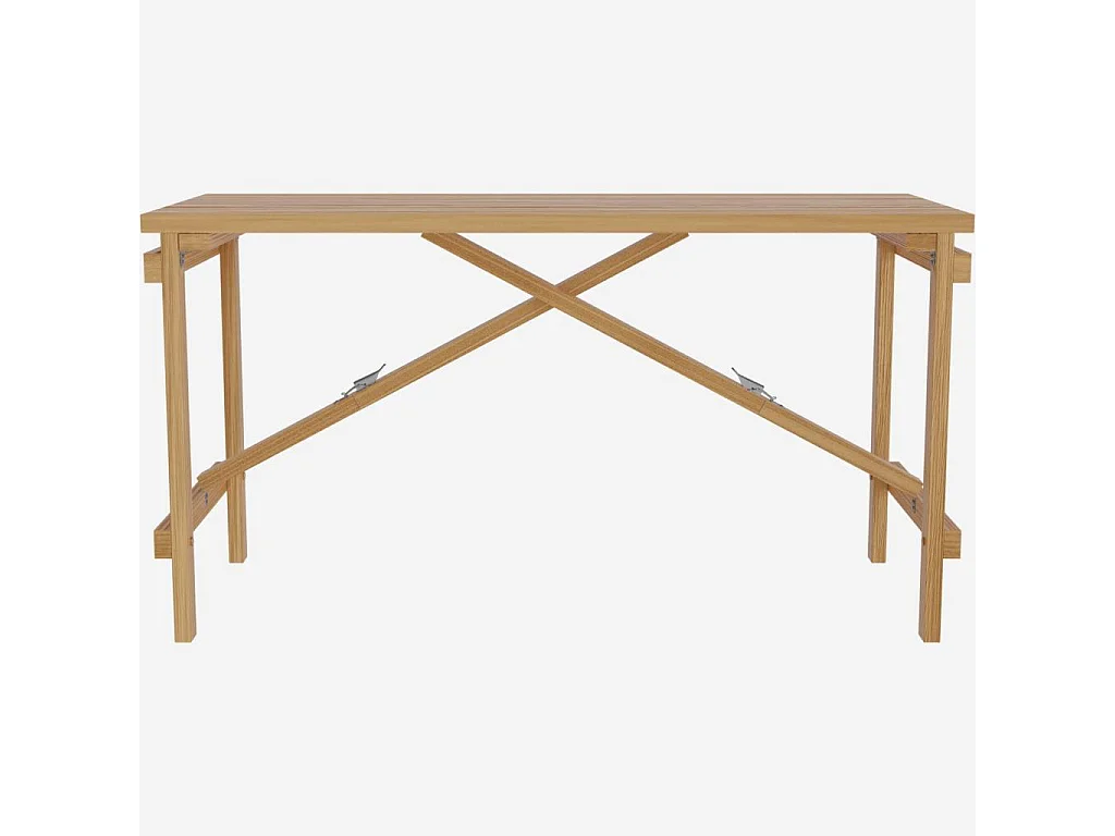 Habitat - Table pliante en chêne massif - Tapissier