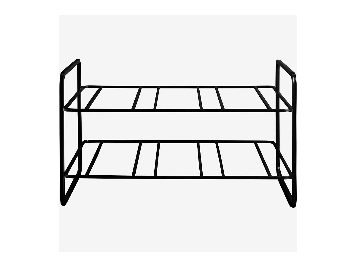 Habitat - Range-bouteilles en métal - 6 bouteilles - Mikado