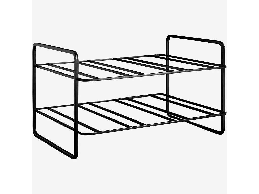 Habitat - Range-bouteilles en métal - 6 bouteilles - Mikado