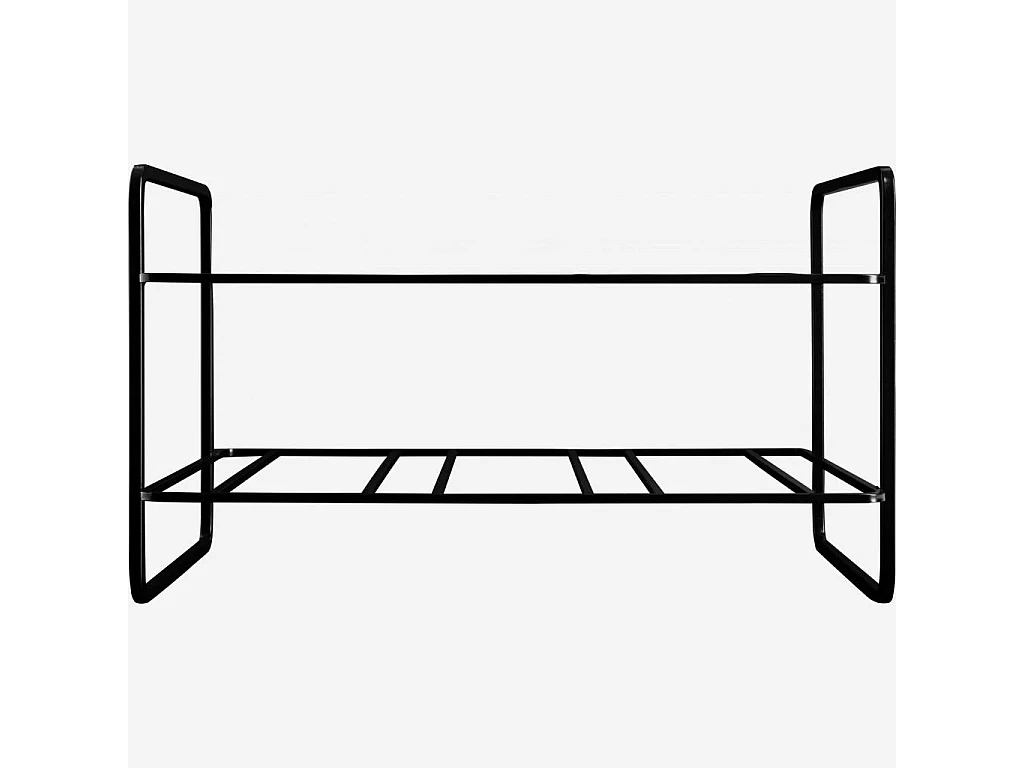 Habitat - Range-bouteilles en métal - 6 bouteilles - Mikado