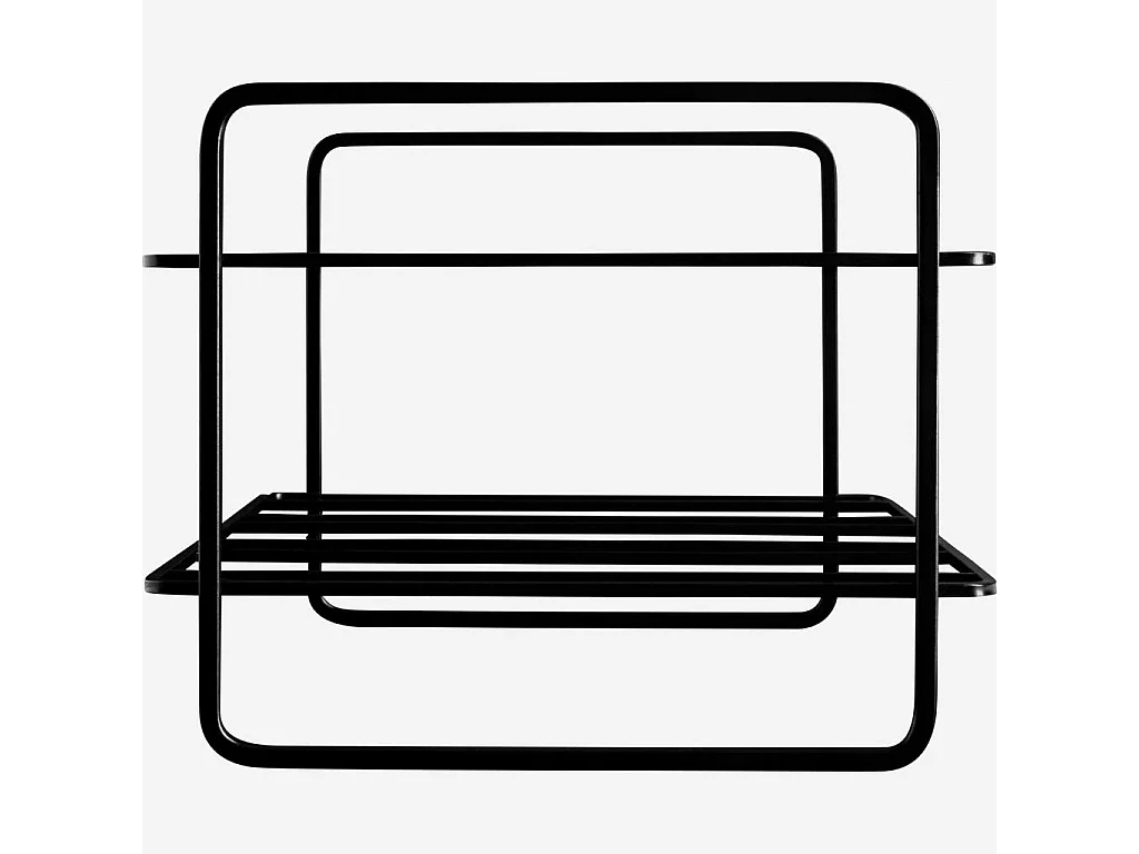 Habitat - Range-bouteilles en métal - 6 bouteilles - Mikado