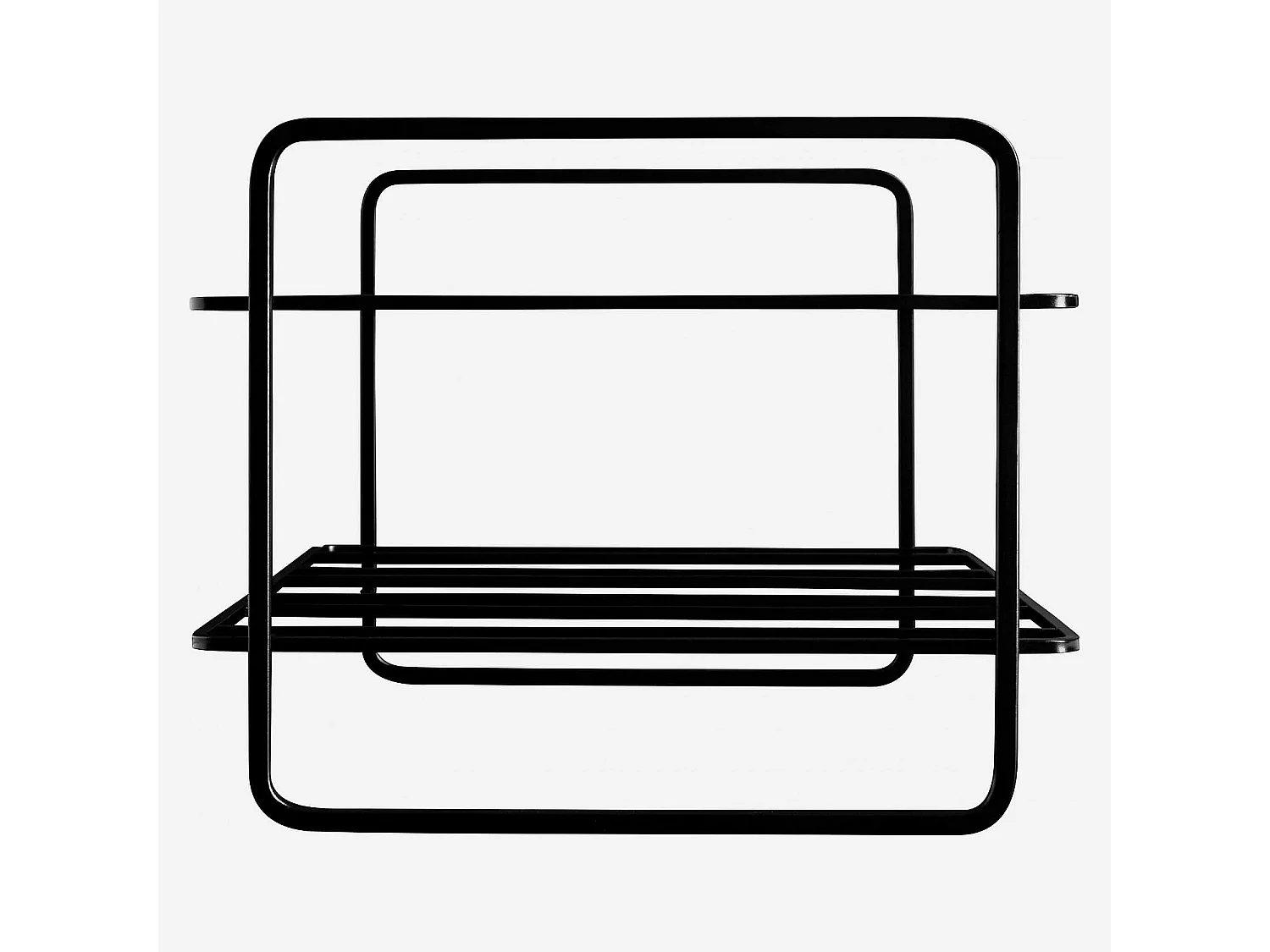 Habitat - Range-bouteilles en métal - 6 bouteilles - Mikado