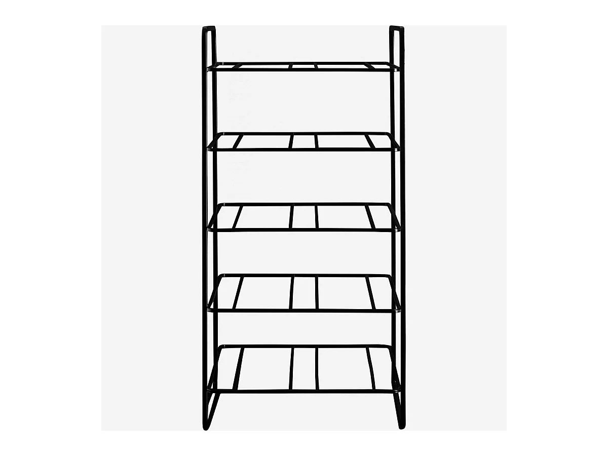 Habitat - Range-bouteilles en métal - 10 bouteilles - Mikado