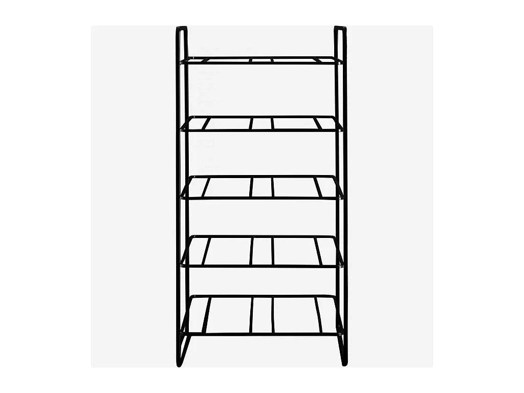 Habitat - Range-bouteilles en métal - 10 bouteilles - Mikado