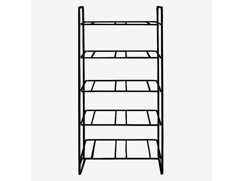 Habitat - Range-bouteilles en métal - 10 bouteilles - Mikado