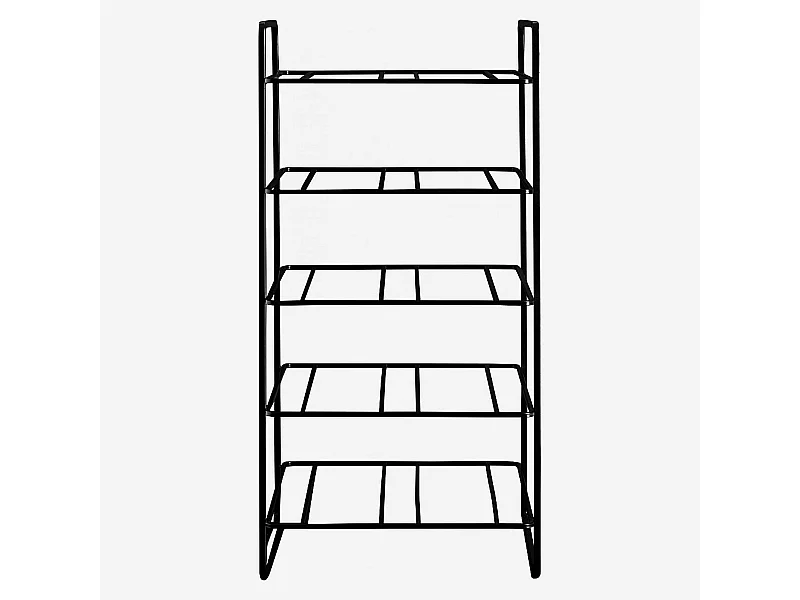 Habitat - Range-bouteilles en métal - 10 bouteilles - Mikado