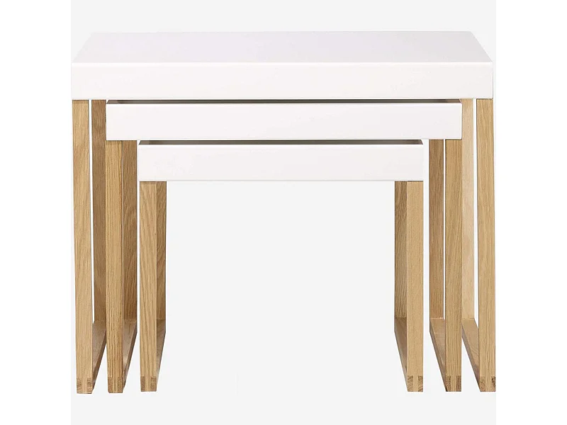 Habitat - Tables gigognes en acier laqué - Blanc - Design by Elling Ekornes & Trine Haddal - Kilo