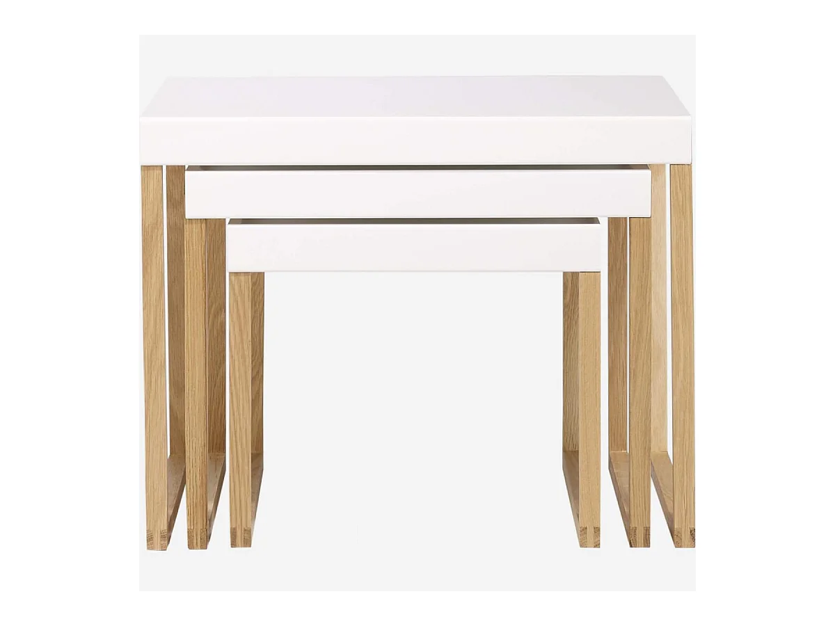 Habitat - Tables gigognes en acier laqué - Blanc - Design by Elling Ekornes & Trine Haddal - Kilo