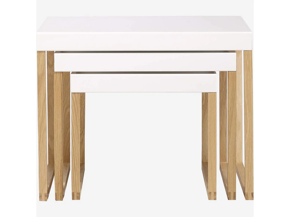 Habitat - Tables gigognes en acier laqué - Blanc - Design by Elling Ekornes & Trine Haddal - Kilo