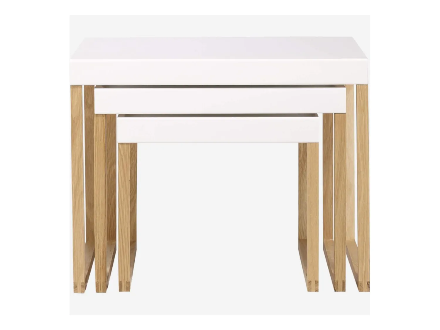Habitat - Tables gigognes en acier laqué - Blanc - Design by Elling Ekornes & Trine Haddal - Kilo