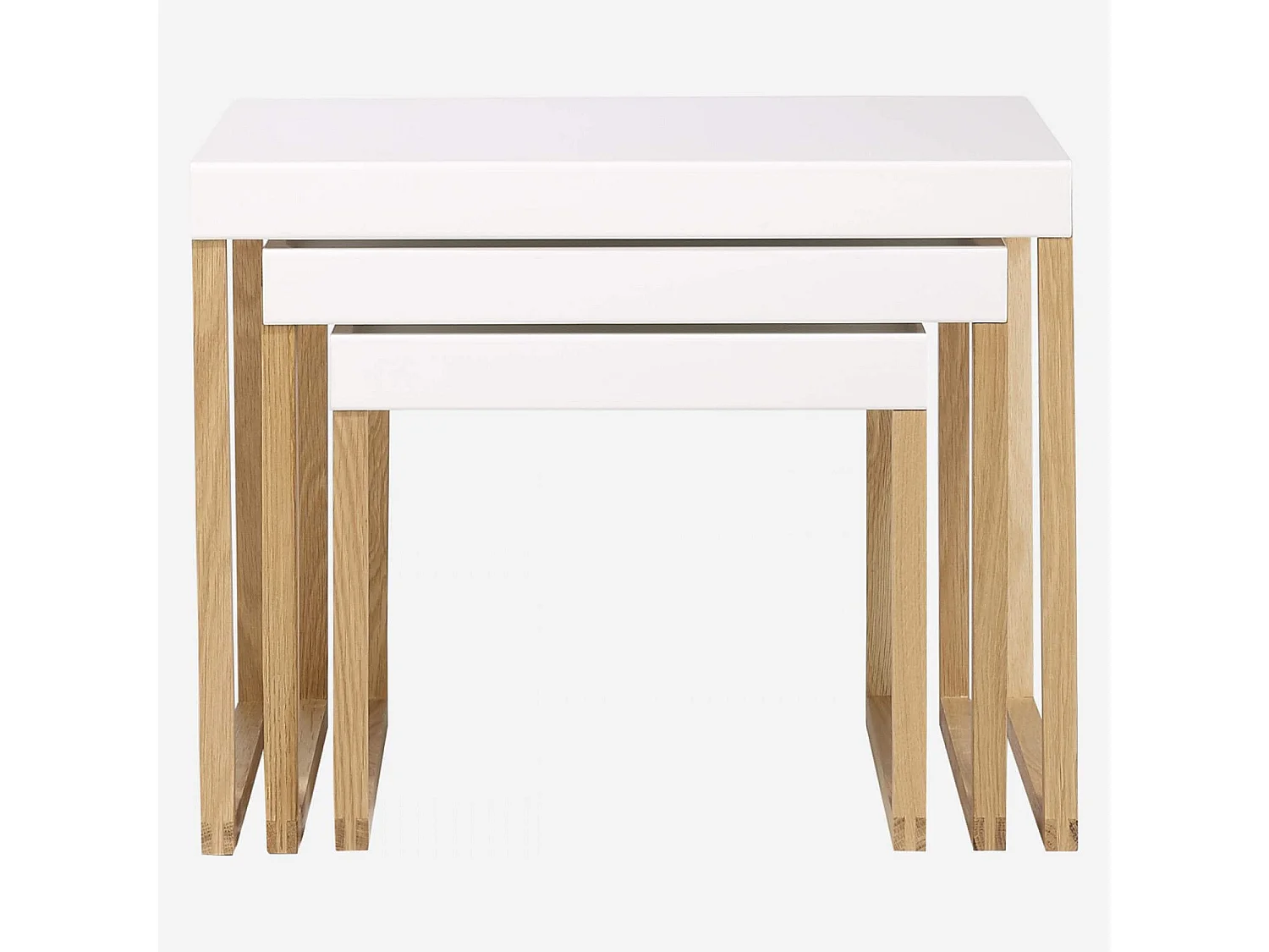 Habitat - Tables gigognes en acier laqué - Blanc - Design by Elling Ekornes & Trine Haddal - Kilo