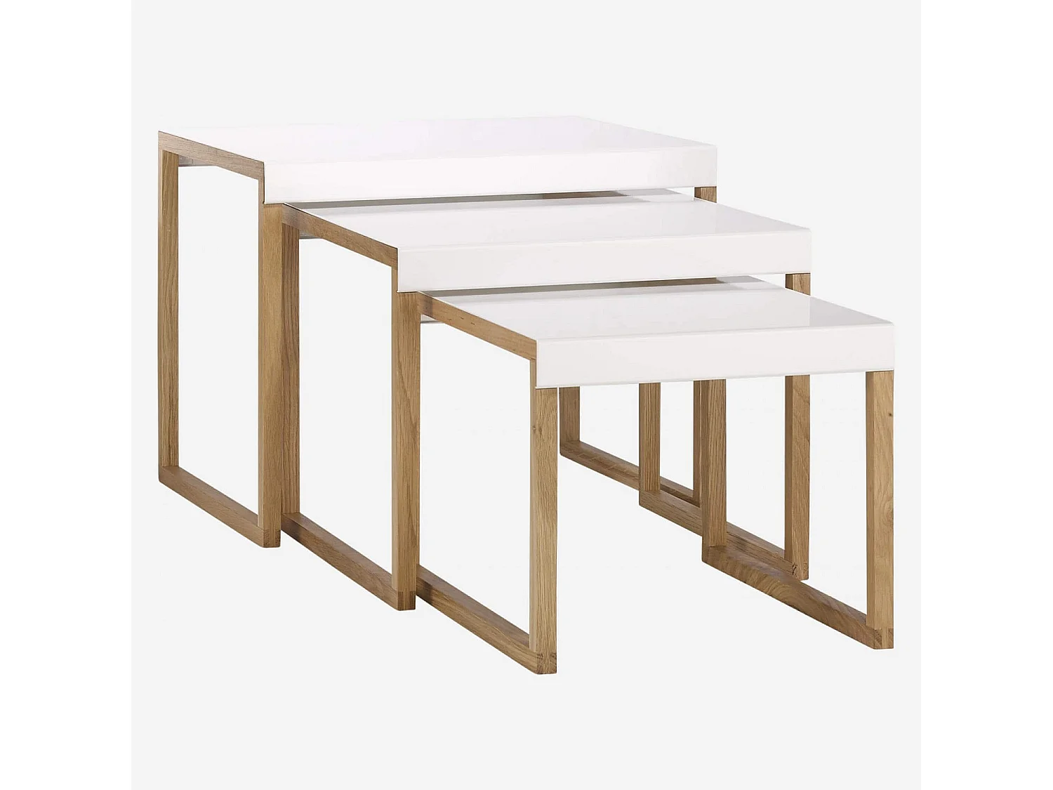 Habitat - Tables gigognes en acier laqué - Blanc - Design by Elling Ekornes & Trine Haddal - Kilo